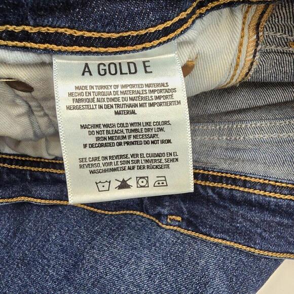 Agolde Jeans Womens Size 27 Blue Denim Upsized Button Fly Pants 96-4 - Picture 9 of 12